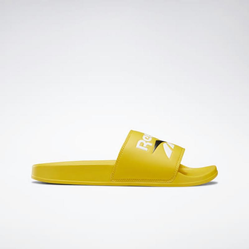 Sandale Reebok Classic Dama Galbeni/Albi/Negrii Romania DE3610LJ
